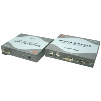 KVM (DVI, USB, RS-232, аудио)