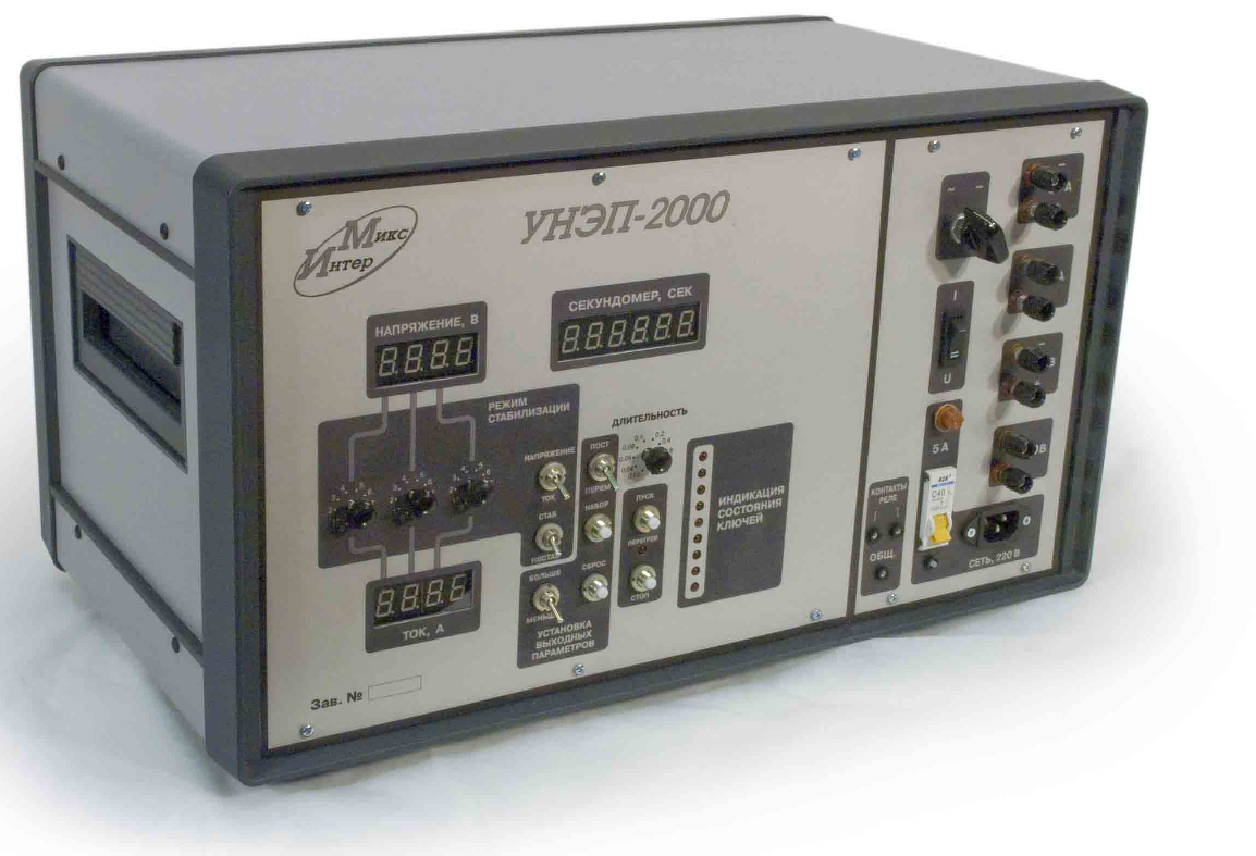 Устройство для испытания защит электрооборудования подстанций 6-10кВ - УНЭП-2000.